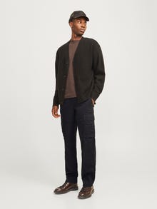 Jack & Jones Krój wide leg Spodnie bojówki -Black - 12263828