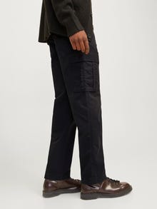 Jack & Jones Krój wide leg Spodnie bojówki -Black - 12263828