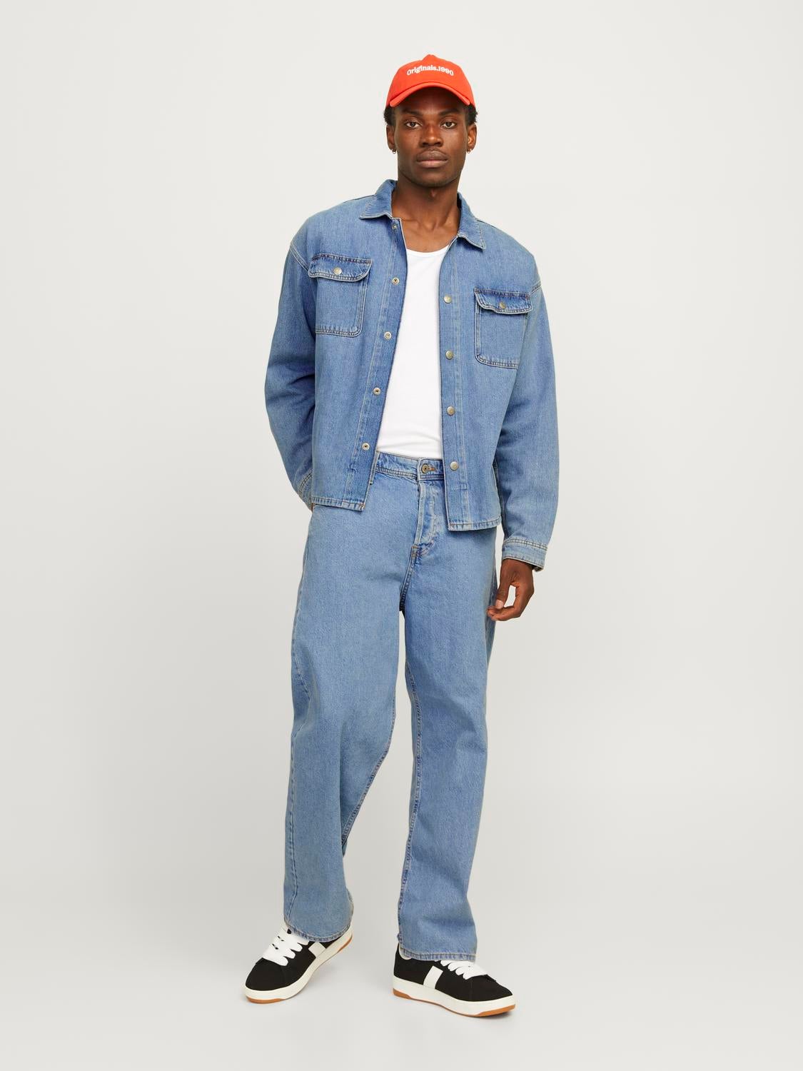 JJIALEX JJORIGINAL SQ 704 Jean coupe baggy fit