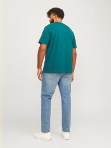 Jack & Jones Plus Size JJIGLENN JJORIGINAL MF 664 NOOS PLS Jeansy o kroju slim fit -Blue Denim - 12263886