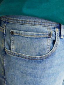 Jack & Jones Plius JJIGLENN JJORIGINAL MF 664 NOOS PLS Priglundantys džinsai -Blue Denim - 12263886