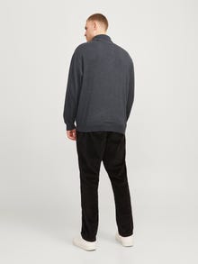 Jack & Jones Plus Size Col roulé -Dark Grey Melange - 12263977