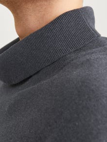 Jack & Jones Plus Size Col roulé -Dark Grey Melange - 12263977