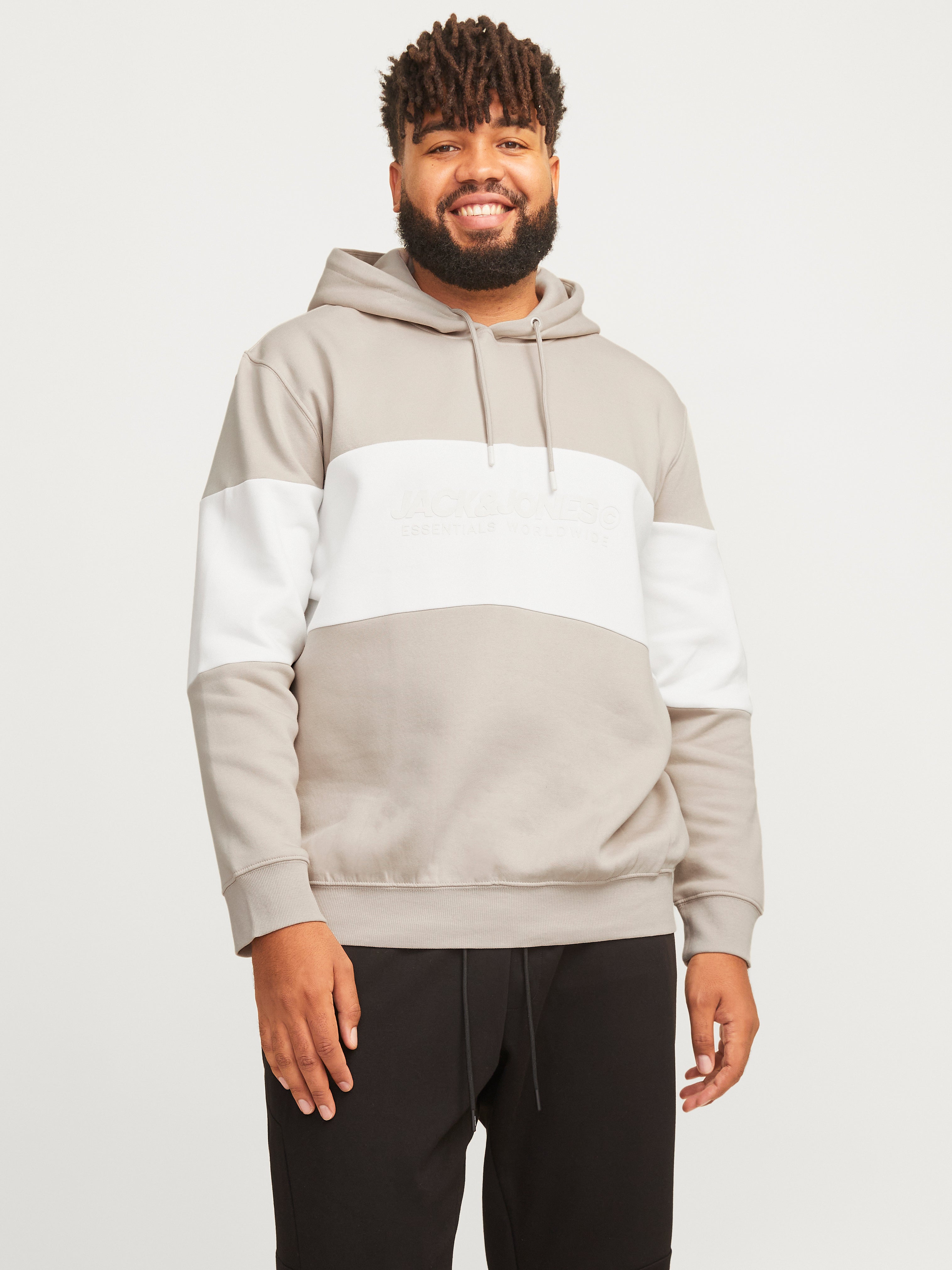 Plus Size Logo Kapuzenpullover
