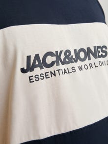 Jack & Jones Plus Size Logotyp T-shirt -Navy Blazer - 12263985
