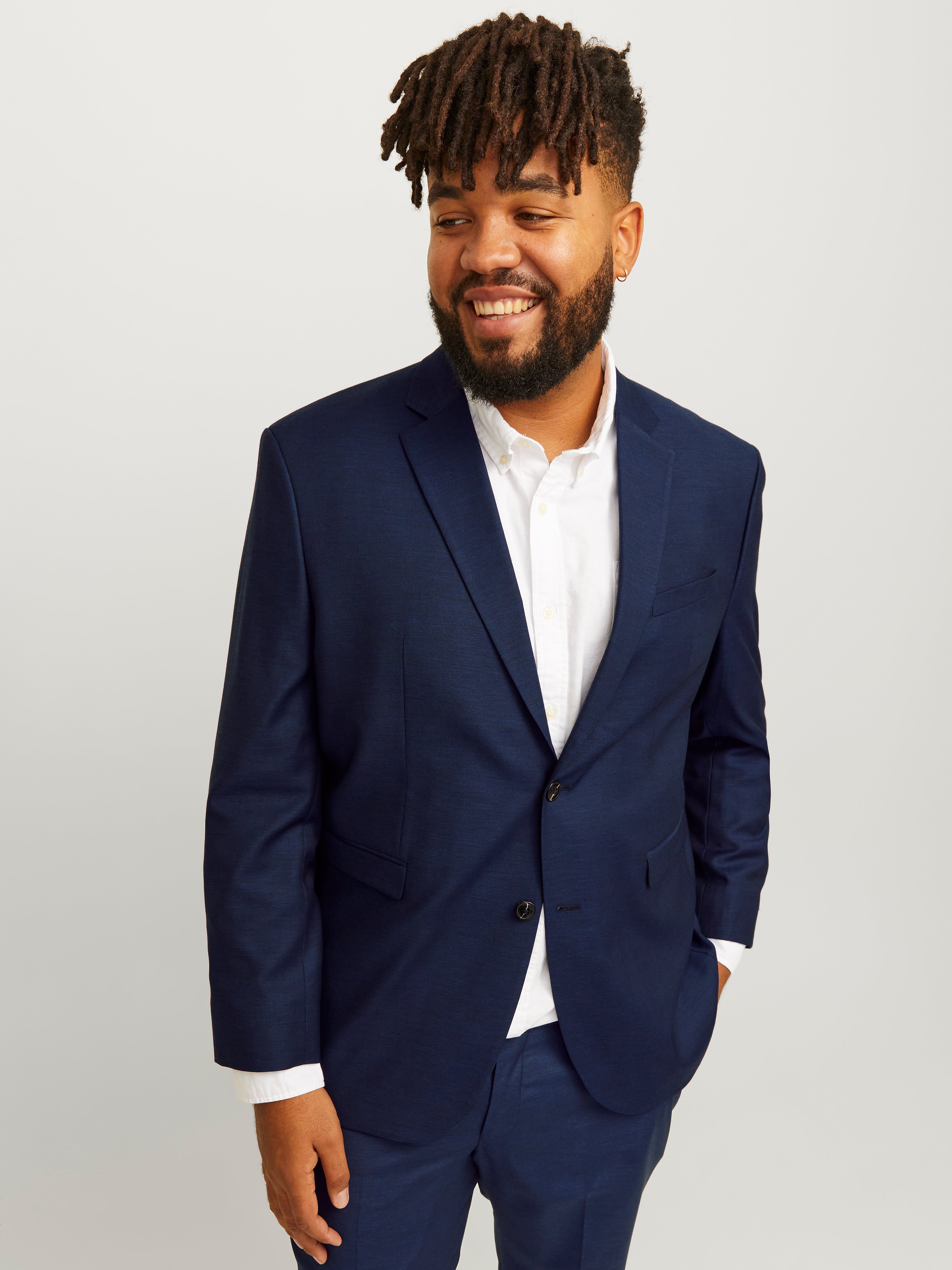 Jack & Jones Plus Size Slim Fit Blazer - 12263988