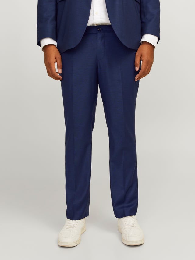 Jack & Jones Plus Slim Fit Tailored Trousers - 12263989