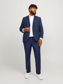 Jack & Jones Plus Size Slim Fit Tailored Trousers -Dark Navy - 12263989