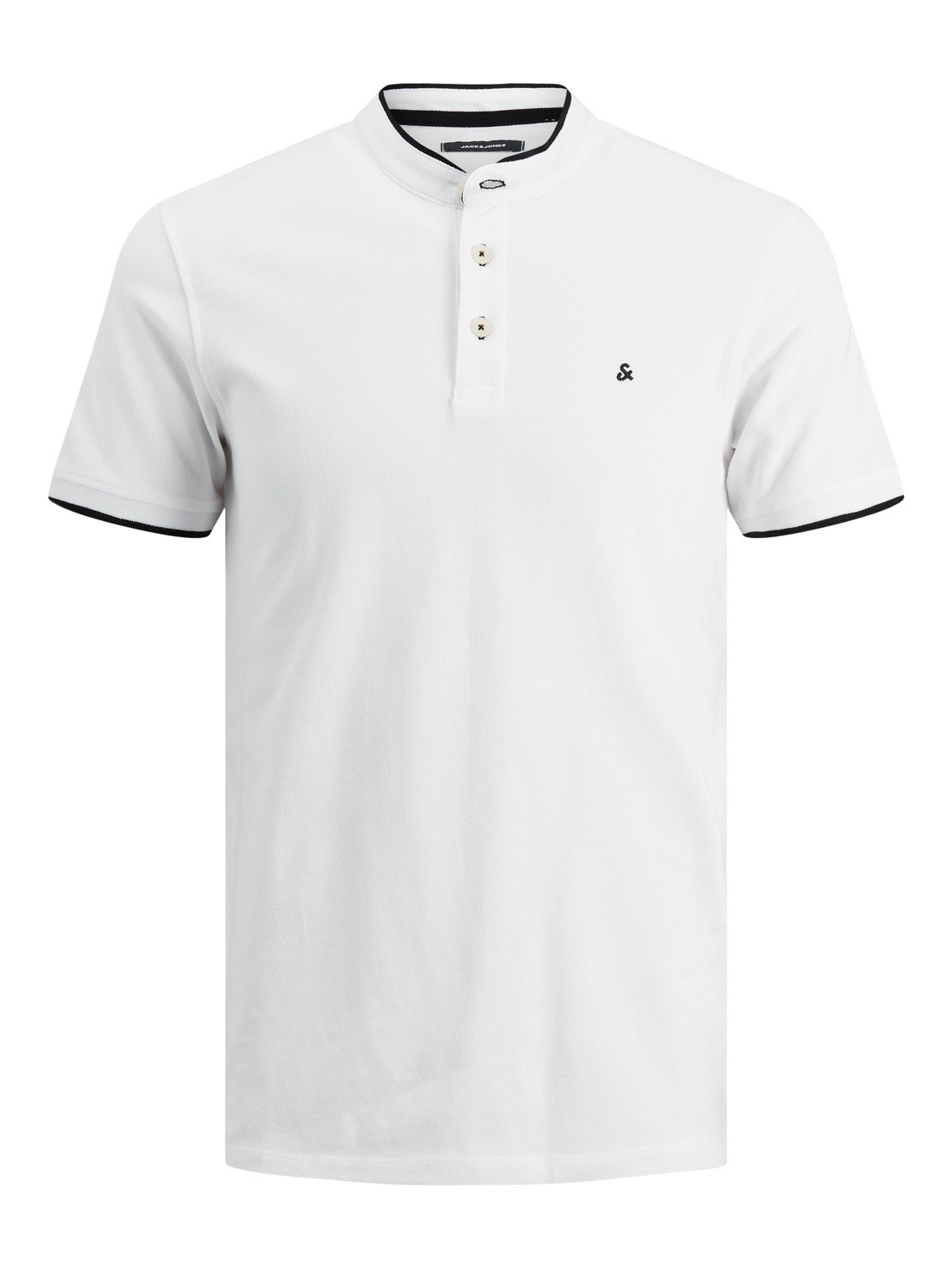 Jack & Jones Plus Size Plain Polo -White - 12263990