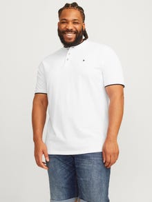 Jack & Jones Plus Size Effen T-shirts -White - 12263990