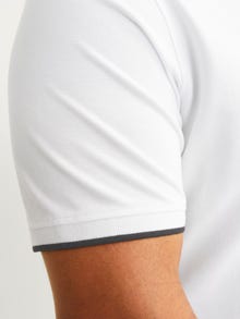 Jack & Jones Plus Size Effen T-shirts -White - 12263990