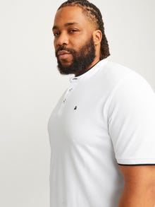 Jack & Jones Plus Size Effen T-shirts -White - 12263990