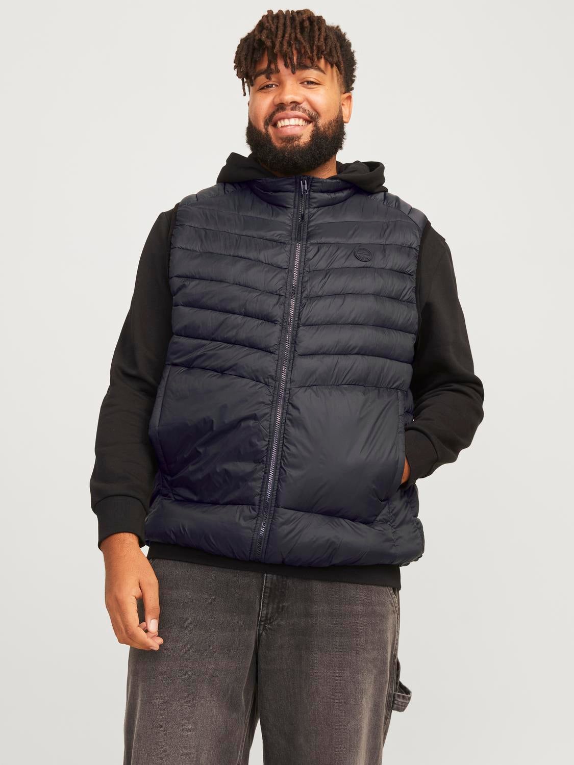 Plus size bubble vest hotsell