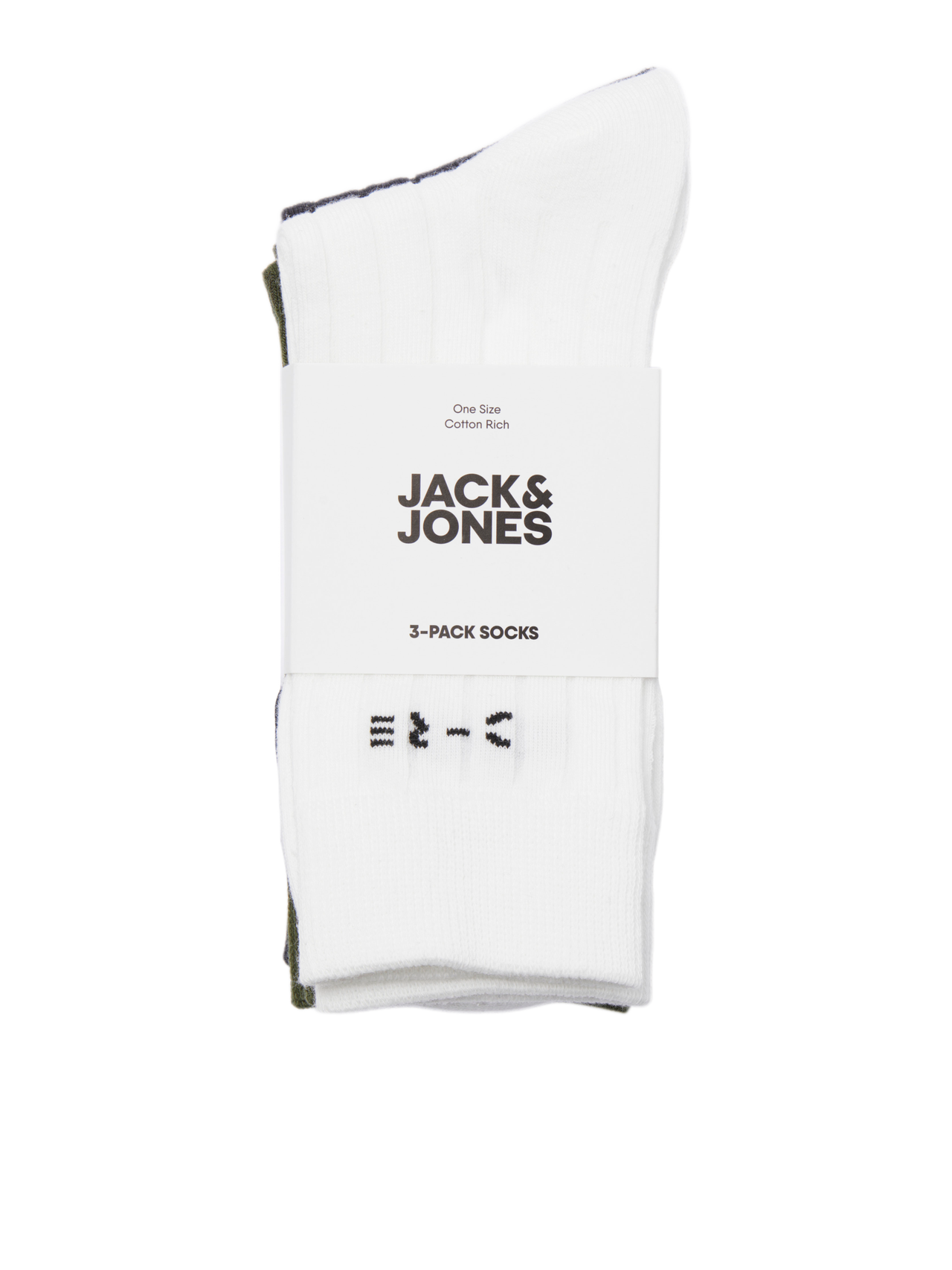 Jack & Jones 3-pack Socks -Marshmallow - 12264016