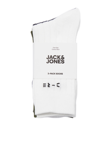 Jack & Jones 3-pack Strumpa -Marshmallow - 12264016
