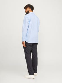 Jack & Jones Plus Size Camisa Corte loose -Cashmere Blue - 12264030