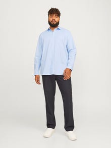Jack & Jones Plus Size Camisa Corte loose -Cashmere Blue - 12264030