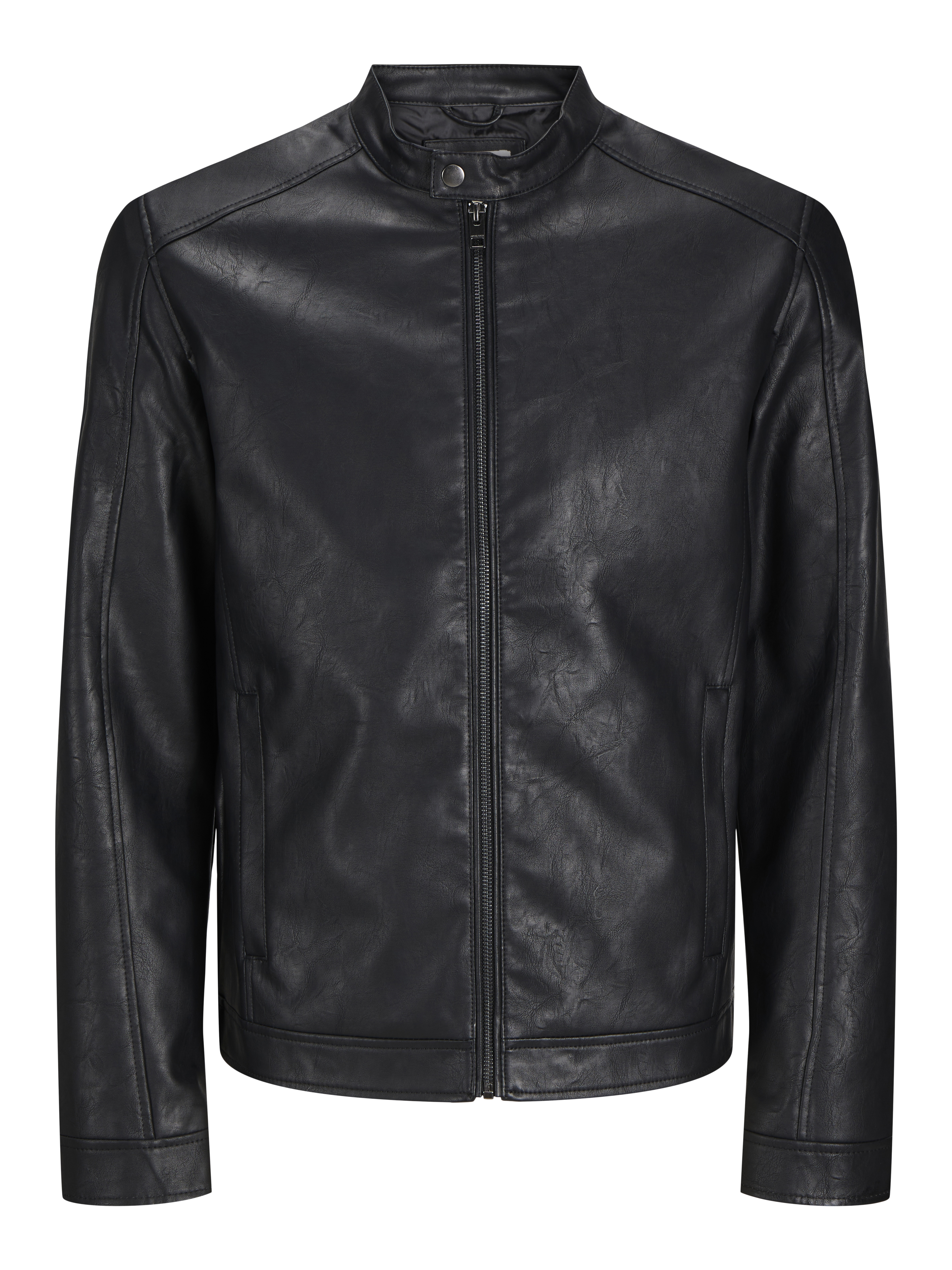 Plus Size Faux leather jacket - Main Image