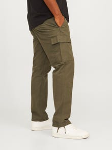 Jack & Jones Plius Laisvas kirpimas Laisvo kirpimo kelnės -Olive Night - 12264152