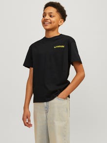 Jack & Jones Stampato T-shirt Junior -Black - 12264191