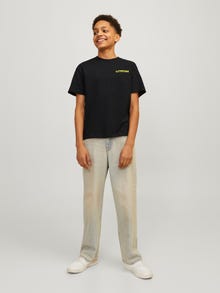 Jack & Jones Stampato T-shirt Junior -Black - 12264191