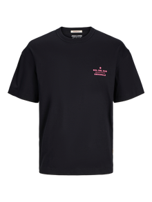 Jack & Jones T-shirt Estampar Para meninos -Black - 12264219