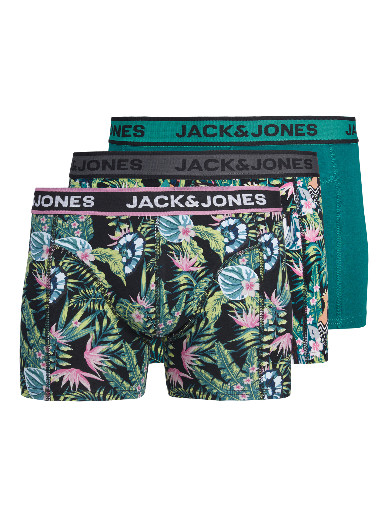 Jack & Jones 3-pack Trunks For boys -Black - 12264224