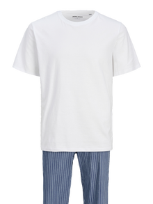 Jack & Jones Confezione da 2 Set da notte Junior -White - 12264244
