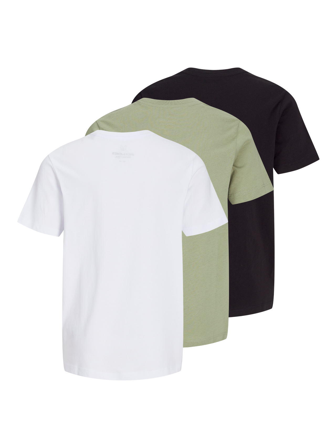 Jack & Jones 3-pack Logo T-shirt For boys -Desert Sage - 12264264