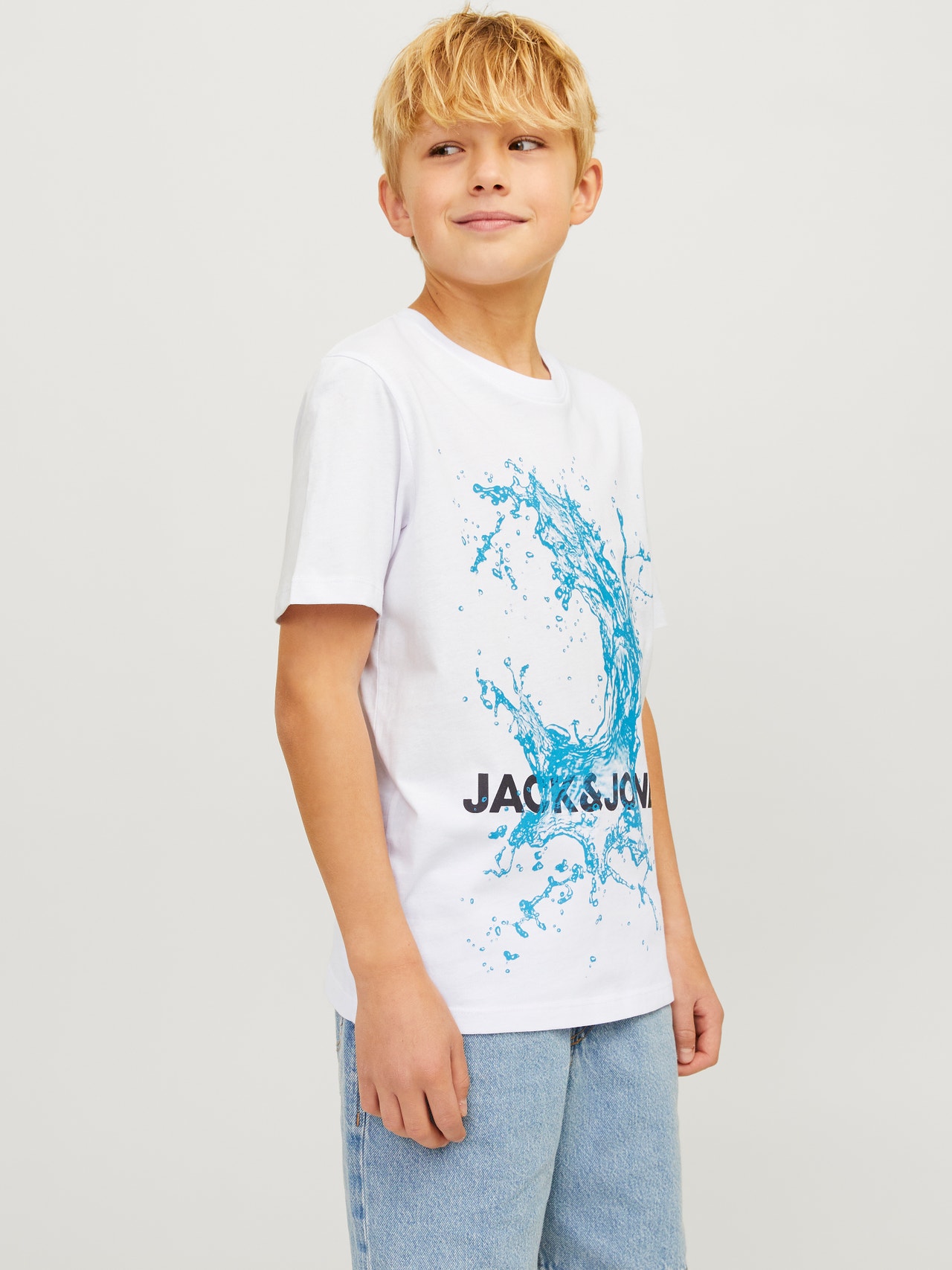 Jack & Jones 3-pakuotės Logotipas Marškinėliai For boys -Desert Sage - 12264264