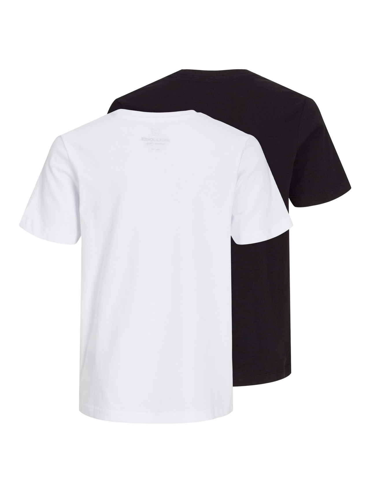 Jack & Jones 2-pakning Logo T-skjorte For gutter -Black - 12264266