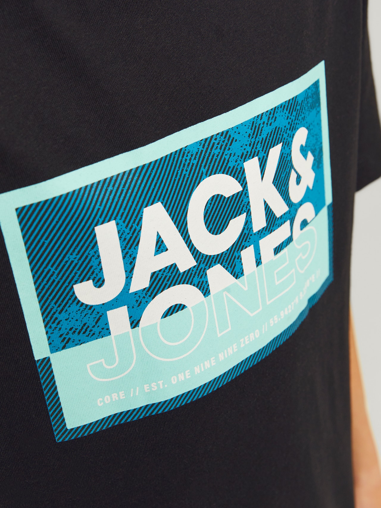 Jack & Jones 2-pack Logo T-shirt For boys -Black - 12264266