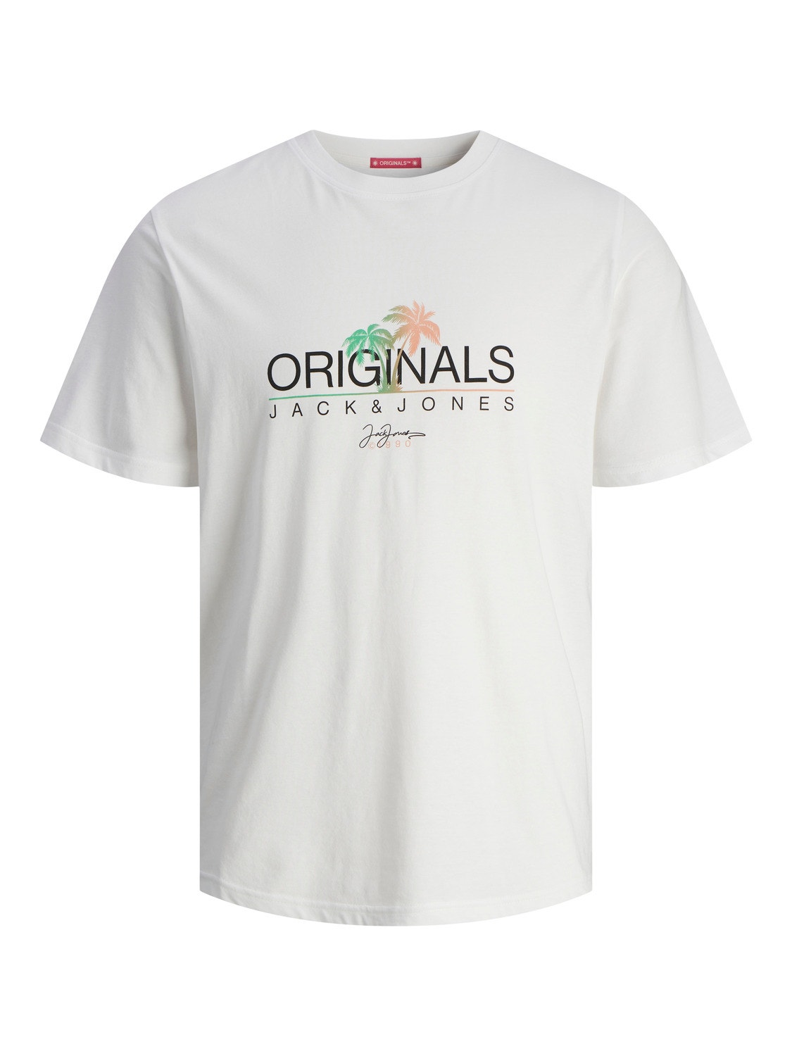 Jack & Jones 3-pack Logo T-shirt For boys -Bright White - 12264269