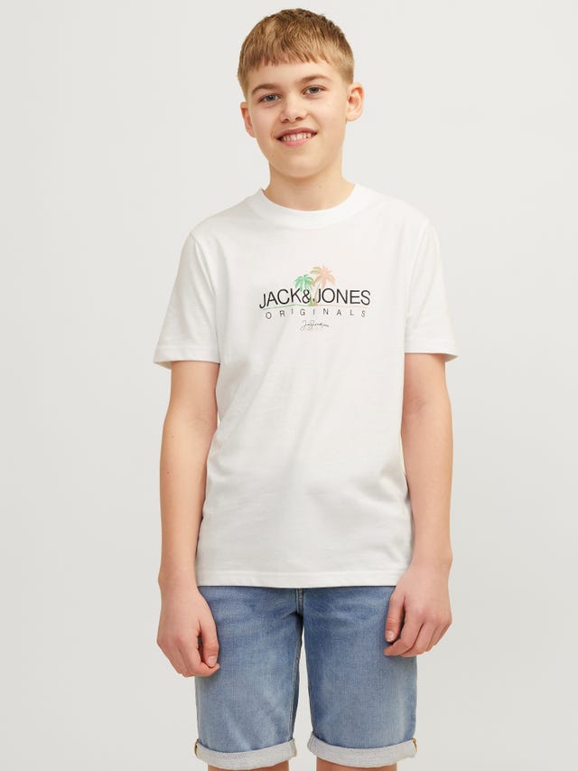 Jack & Jones 3-balení Logo Tričko Junior - 12264269
