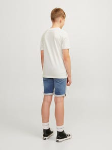 Jack & Jones Poikien 3-pakkainen Logo T-paita -Bright White - 12264269