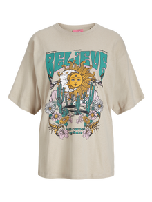 JJXX JXMILLOW T-shirt -Feather Gray - 12264392
