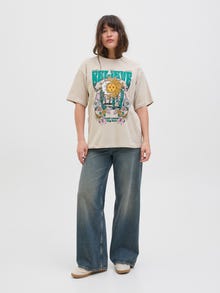JJXX JXMILLOW T-shirt -Feather Gray - 12264392