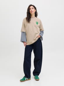 JJXX JXMILLOW Camiseta -Feather Gray - 12264392