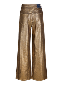 JJXX JXTOKYO MIKEA WIDE HW SHINY JEANS DNM -Medium Blue Denim - 12264457