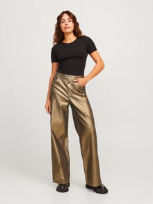 JJXX JXTOKYO MIKEA WIDE HW SHINY JEANS DNM -Medium Blue Denim - 12264457