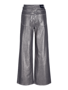 JJXX JXTOKYO MIKEA WIDE HW SHINY JEANS DNM -Medium Blue Denim - 12264457