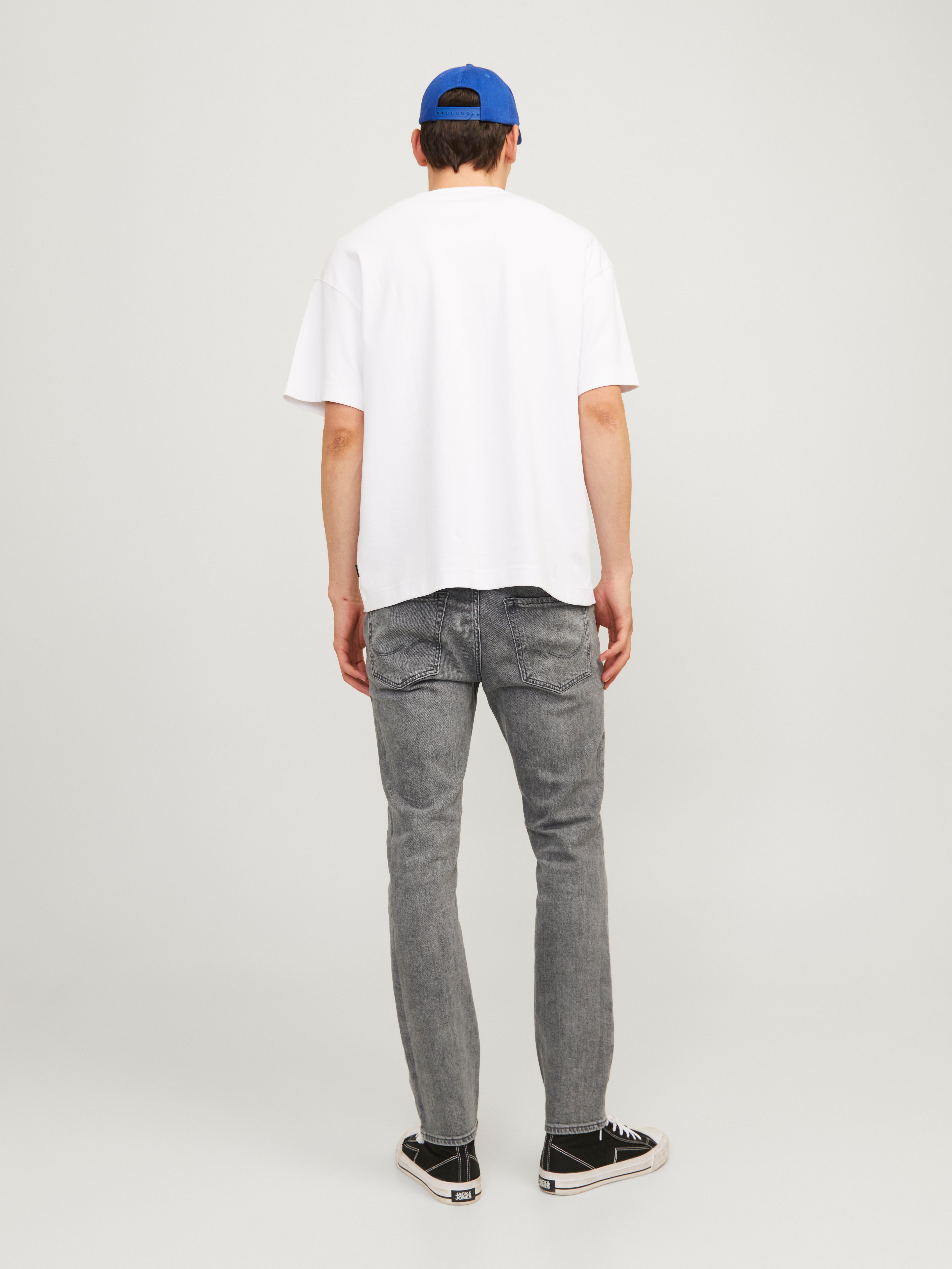 Jack & Jones JJICLARK JJORIGINAL AM 413 Vaqueros Corte regular -Grey Denim - 12264490