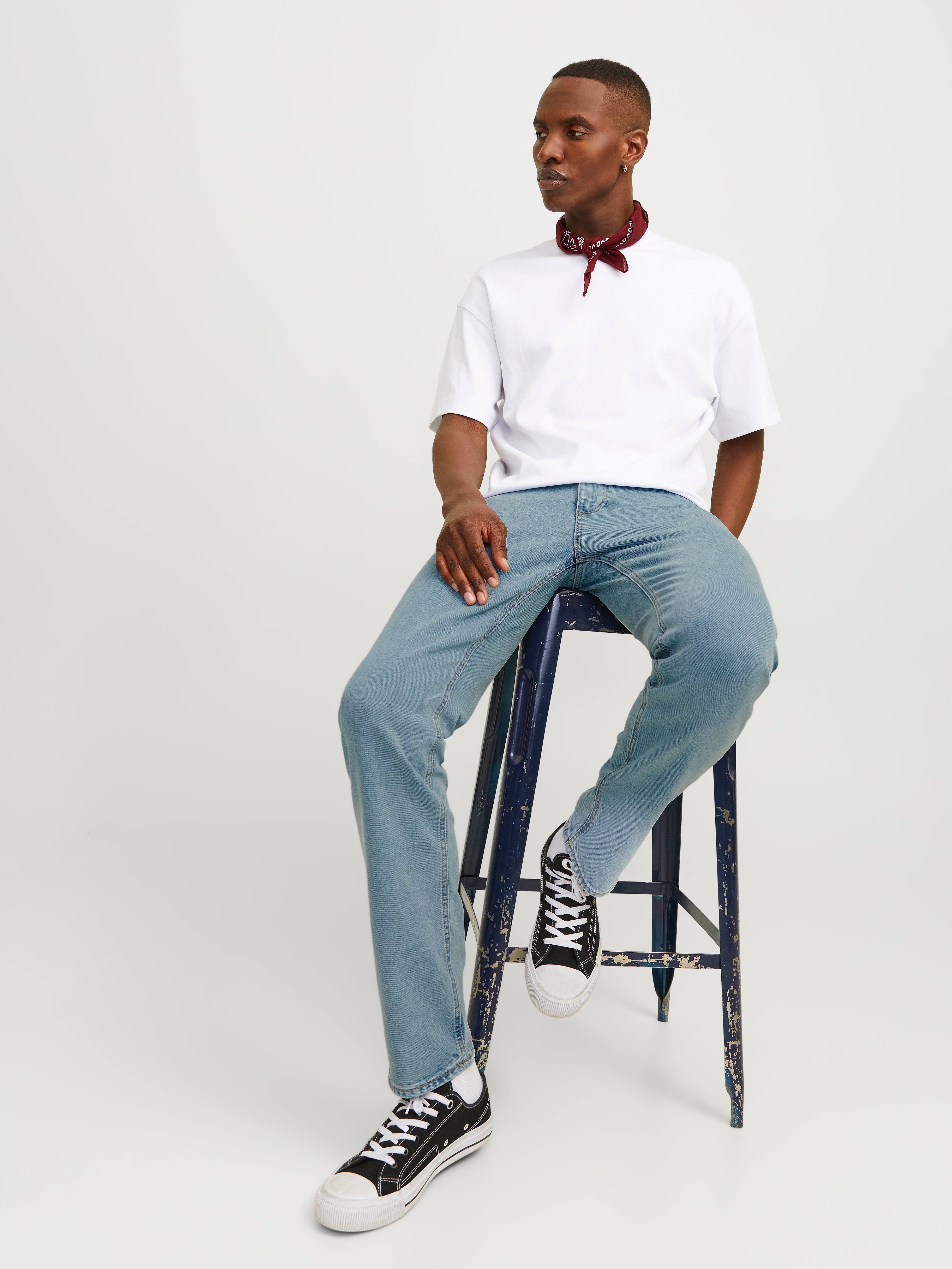 【THEAIRTOWN】boy is mine jean MADEWELL The High-Rise Slim BoyJean W's Sz 31 Blue Straight