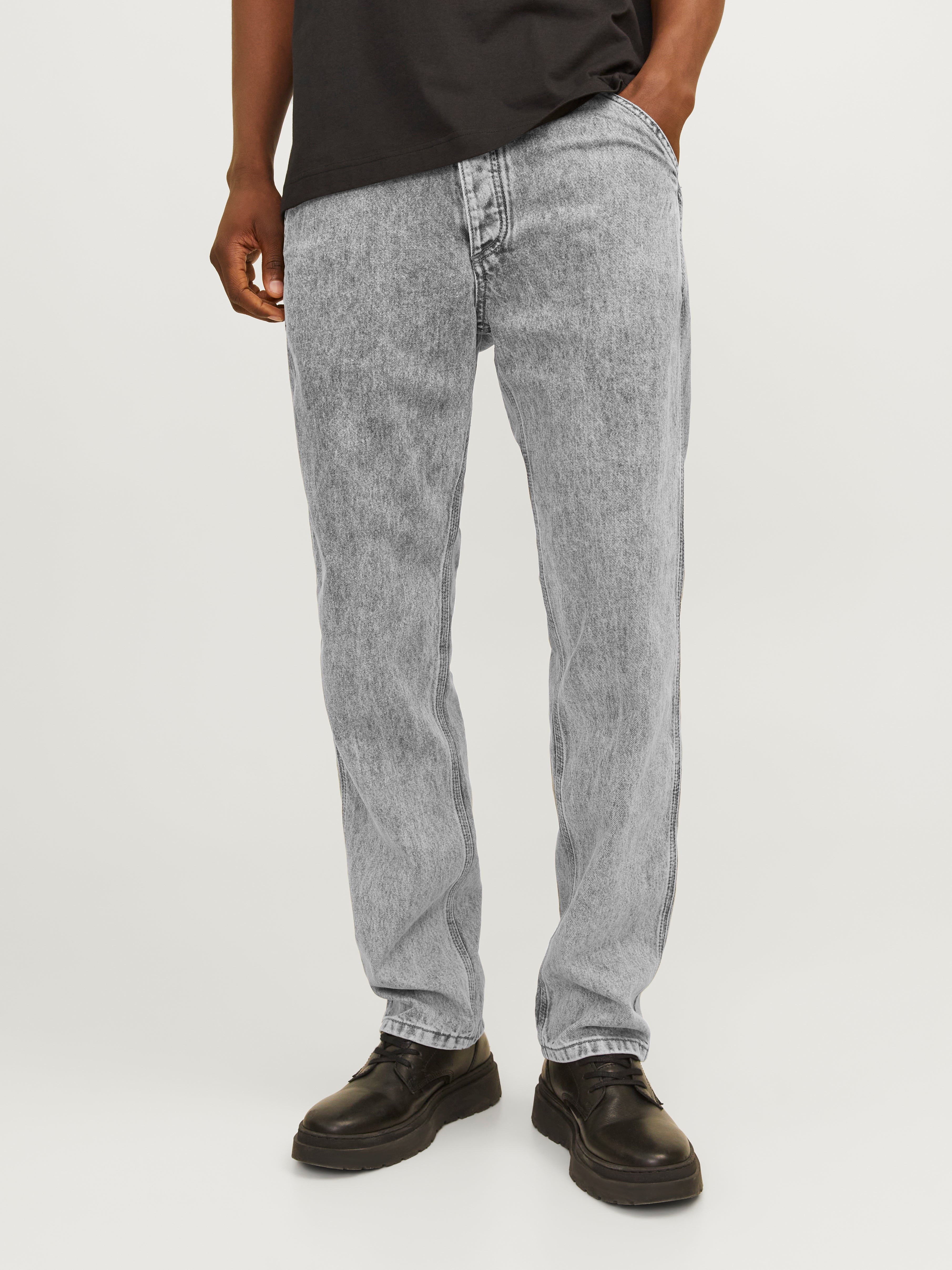 Jack & Jones JJICHRIS JJWORKER AM 421 Relaxed Fit Jeans - 12264501