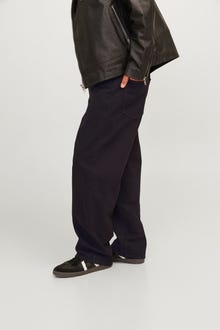 Jack & Jones JJIALEX JJORIGINAL BLACK OD RINSED BSO Baggy fit jeans -Black Denim - 12264545