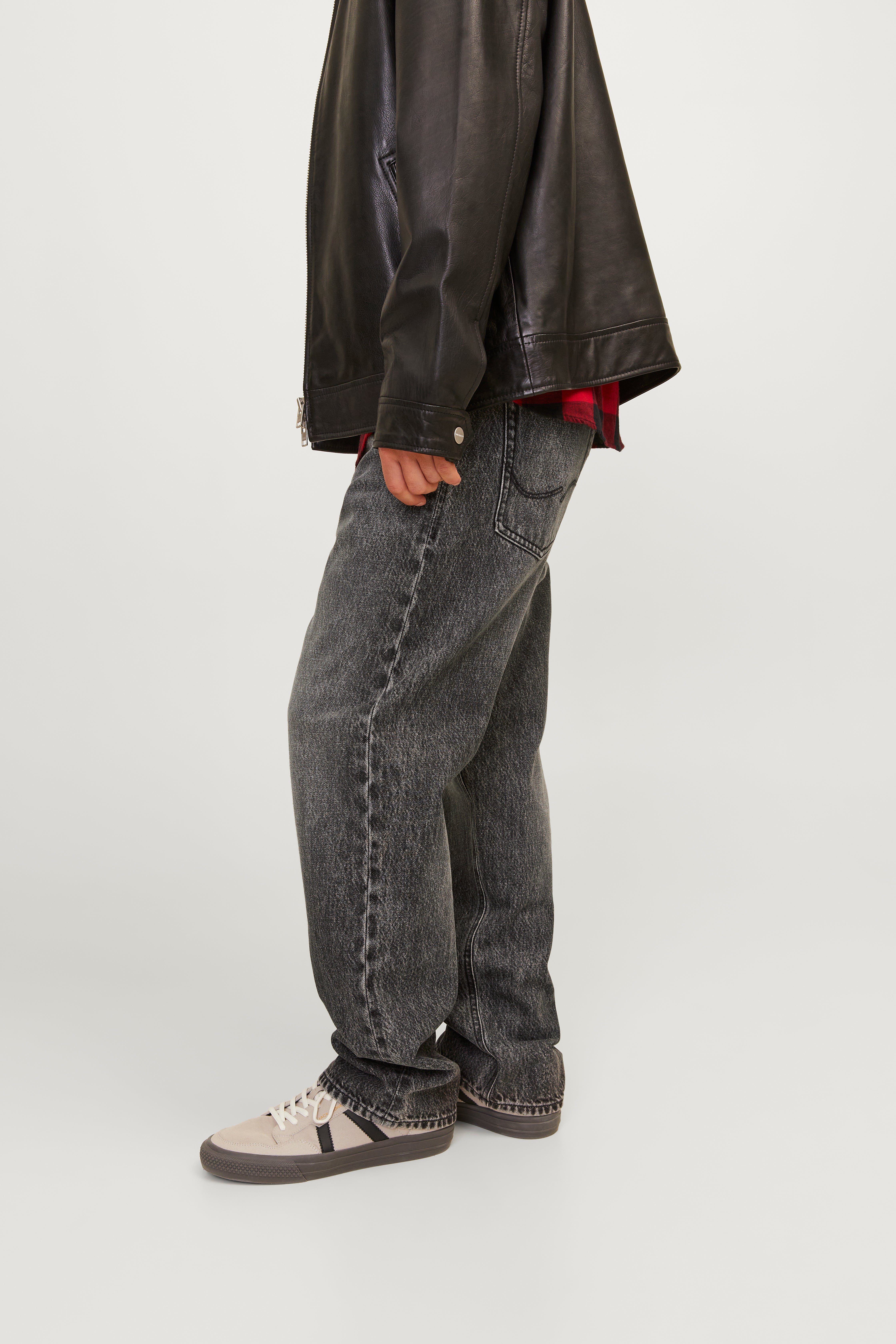 Jack & Jones JJIEDDIE JJORIGINAL SBD 931 Loose fit jeans -Black Denim - 12264548