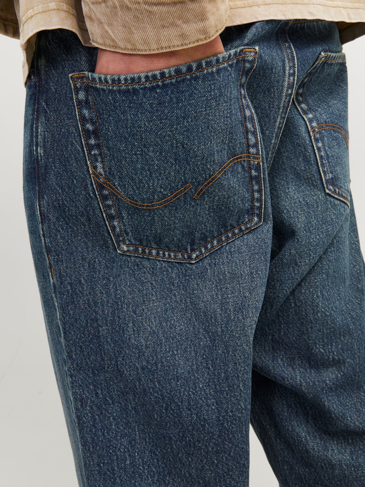 Jack & Jones JJIALEX JJORIGINAL SBD 343 Baggy fit jeans -Blue Denim - 12264550
