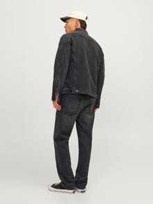Jack & Jones JJICHRIS JJCOOPER BLACK BSO Relaxed Fit Jeans -Black Denim - 12264559