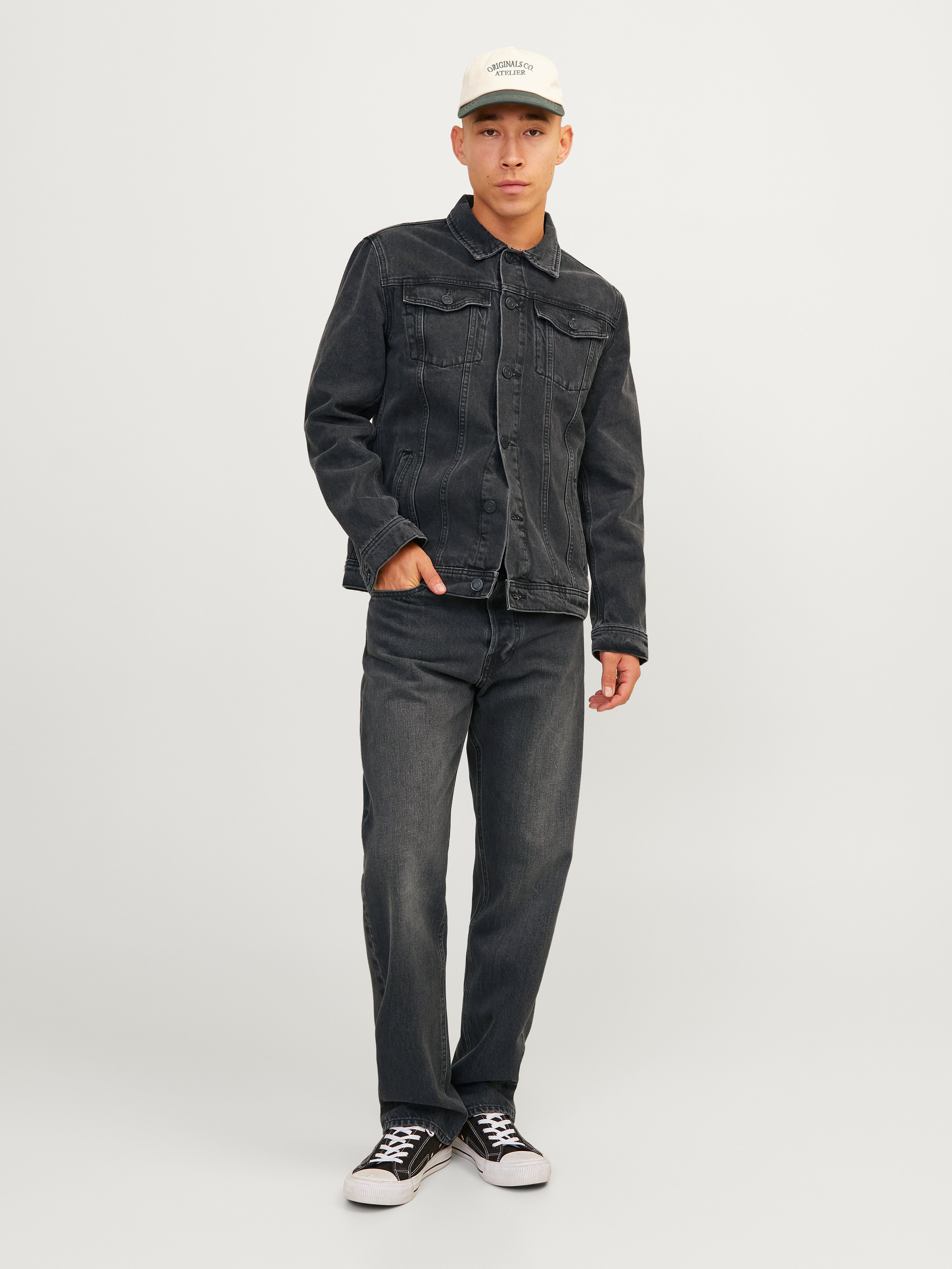 JJICHRIS JJCOOPER BLACK BSO Jean coupe relaxed