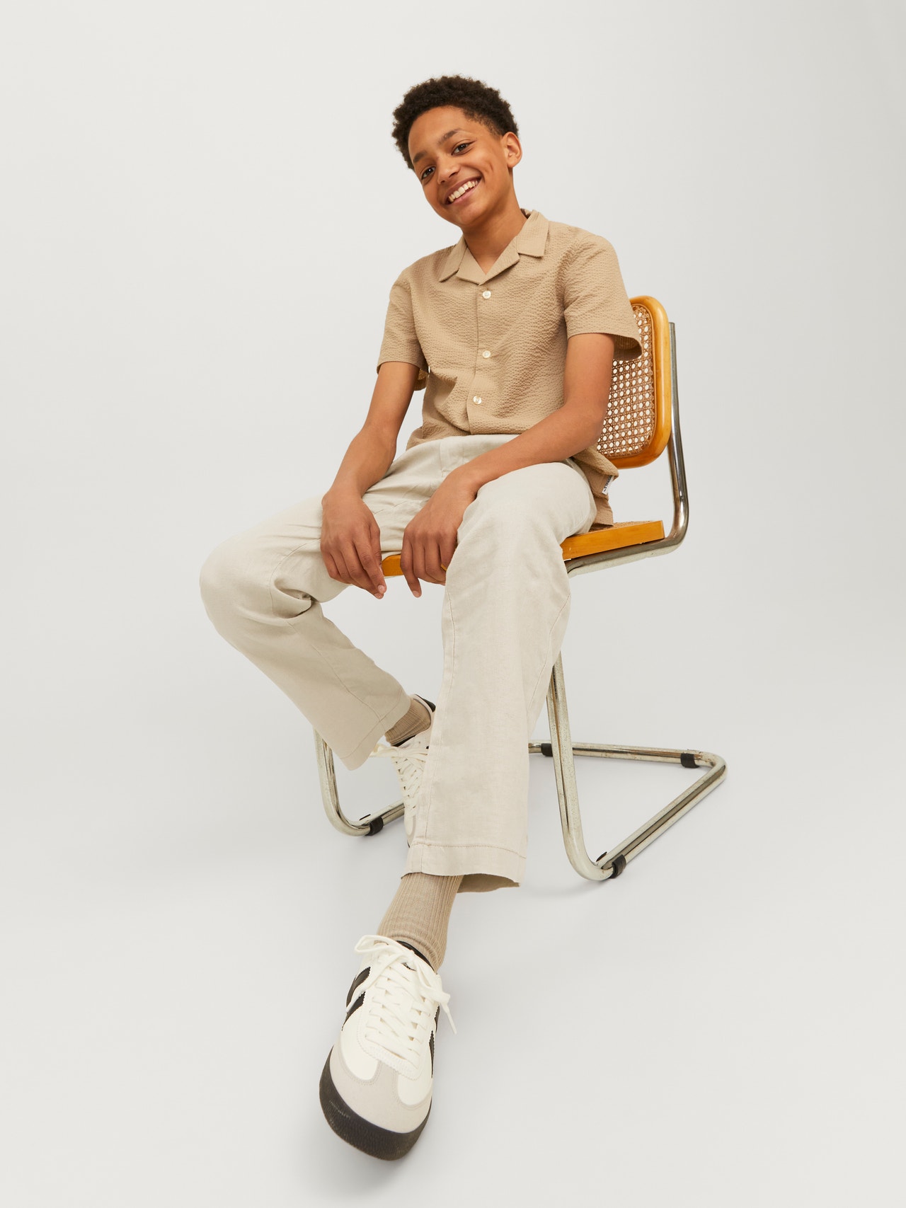 Jack & Jones Chino kalhoty Junior -Fields Of Rye - 12264680